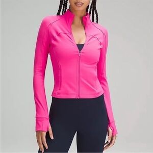 Lululemon Define cropped Pink Jacket size 4